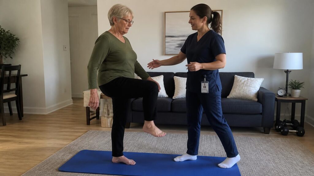 Balance Exercises for Elderly People